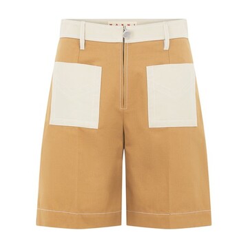 Marni Organic cotton drill shorts