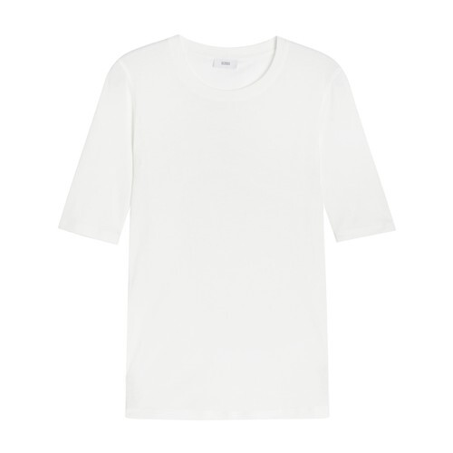 Closed Cotton and Modal T-shirt in ivory