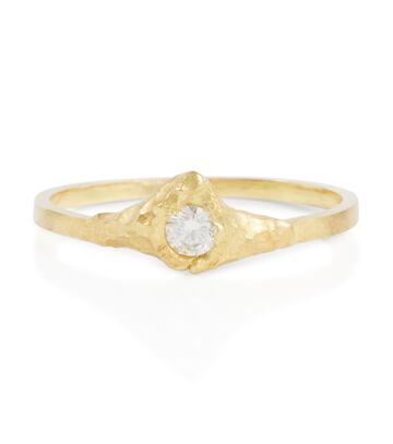 Elhanati Iman 18kt gold ring with diamond