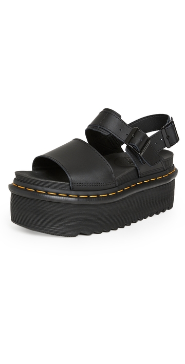 dr. martens voss quad sandals black hydro 8