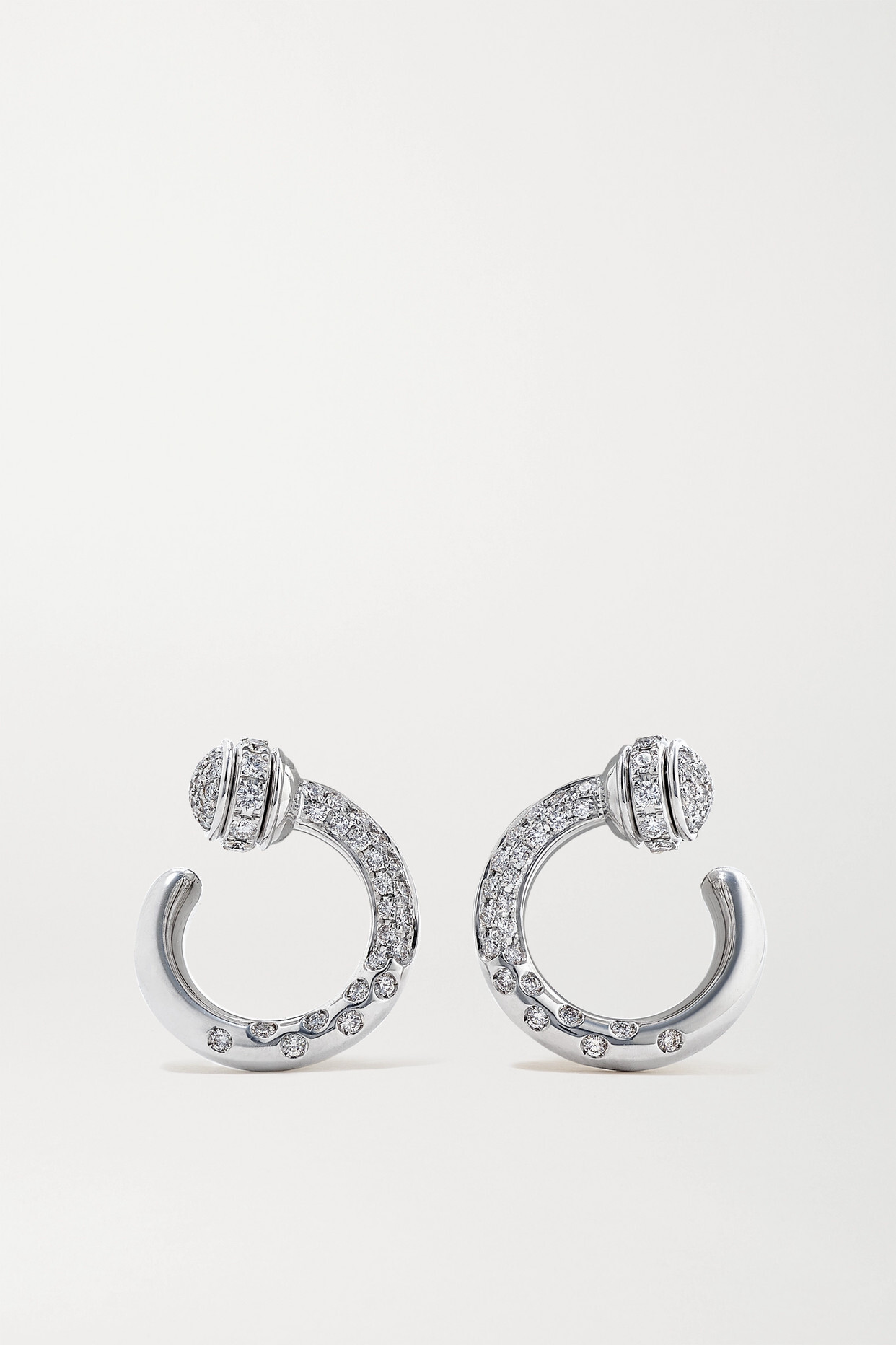 Piaget - Possession 18-karat White Gold Diamond Earrings - one size