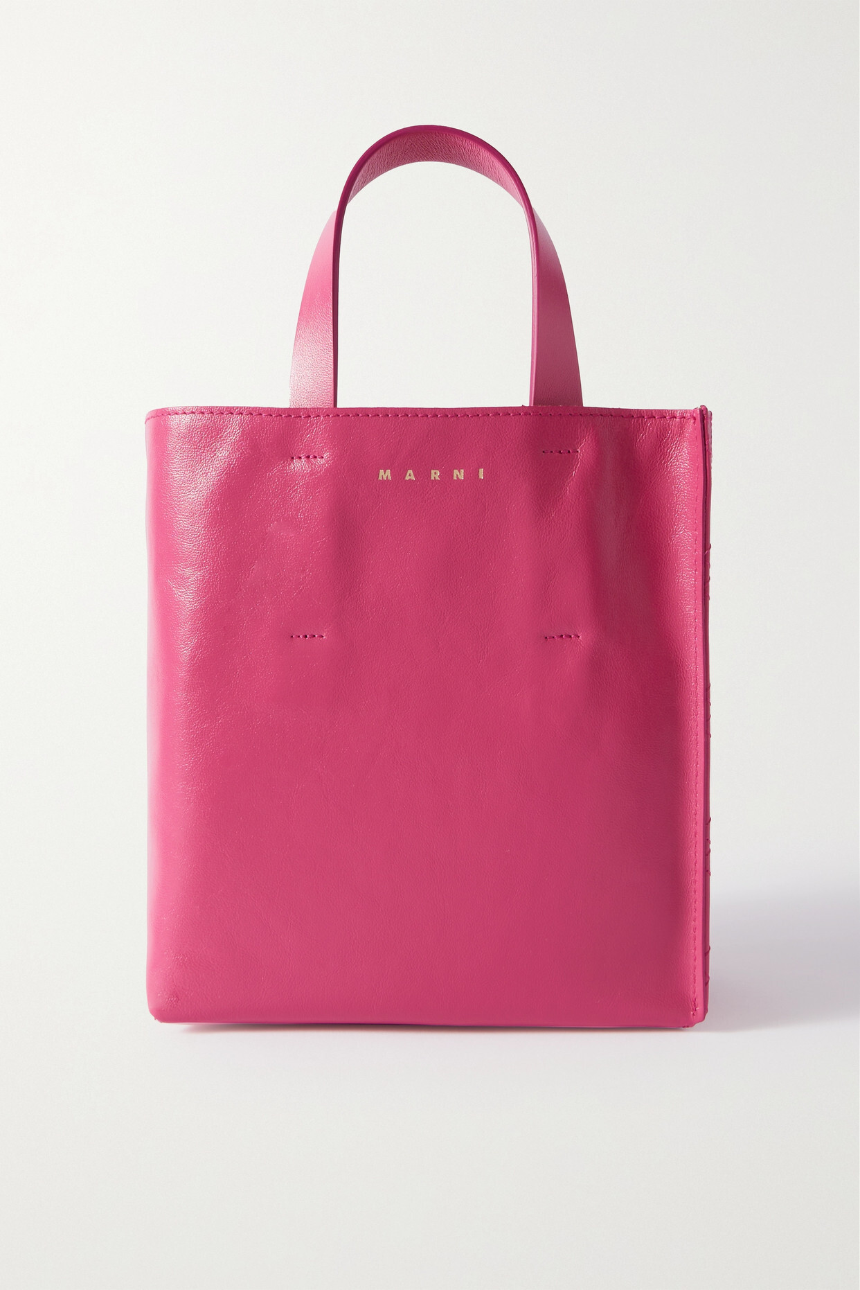 Marni - Museo Small Leather Shoulder Bag - Pink