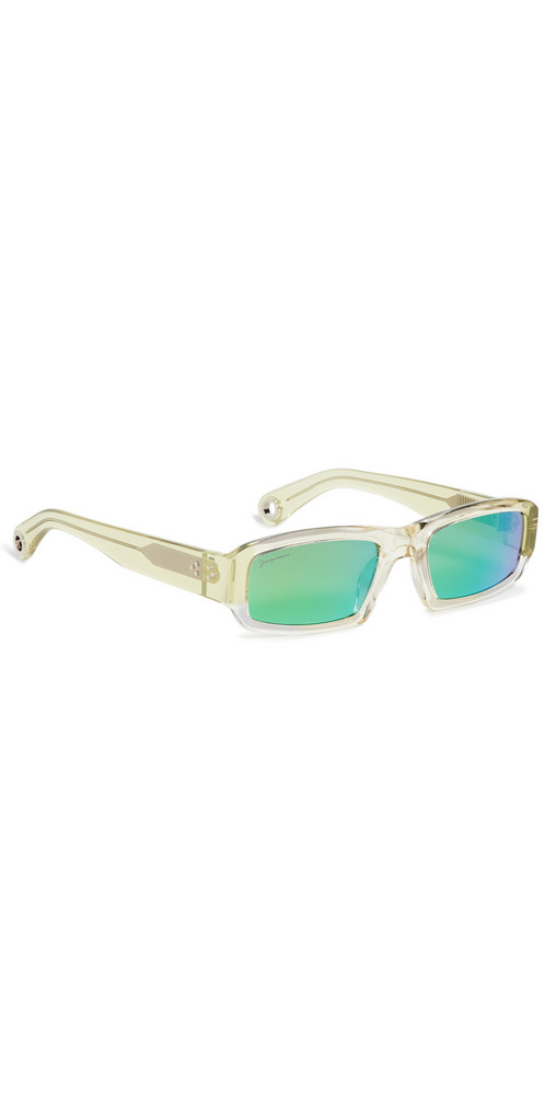 Jacquemus Les Lunettes Sunglasses in green / multi
