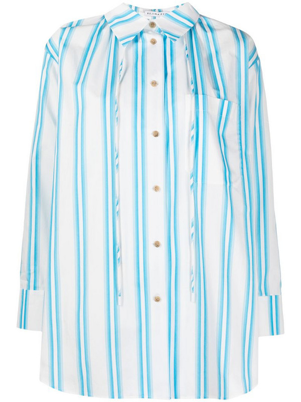 Rejina Pyo vertical stripe-print shirt in blue