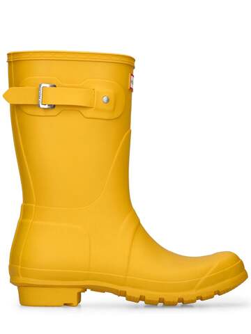 HUNTER Women's Original Short Boots in yellow