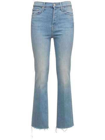 MOTHER The Tripper Cotton Blend Jeans in blue