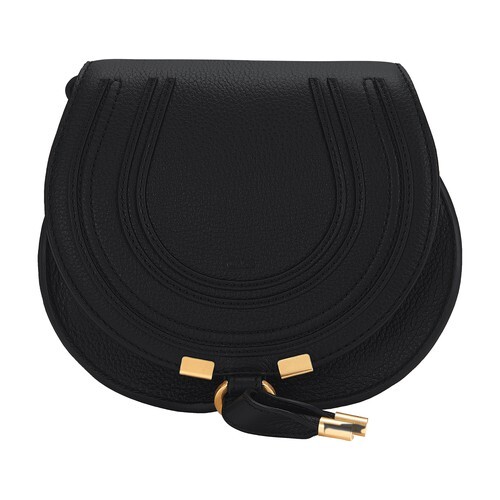 Chloé Marcie small saddle bag in black