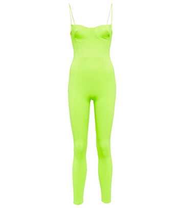 Alex Perry Paxton fitted jumpsuit in green