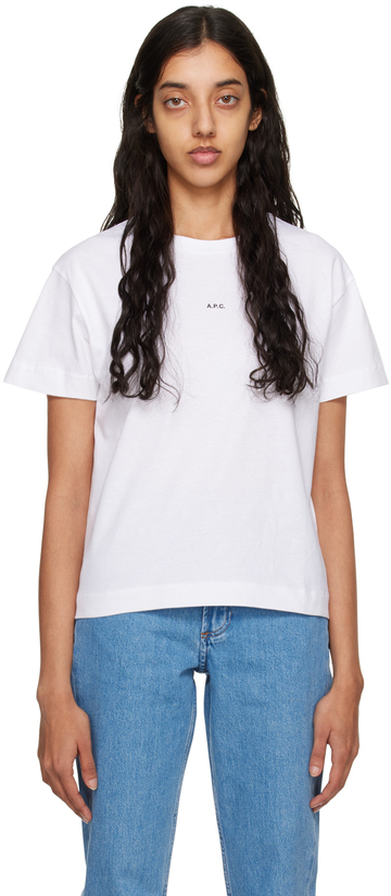 A.P.C. A.P.C. White Jade T-Shirt