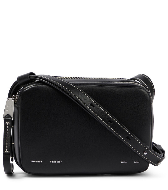 Proenza Schouler White Label Watts Small leather camera bag in black