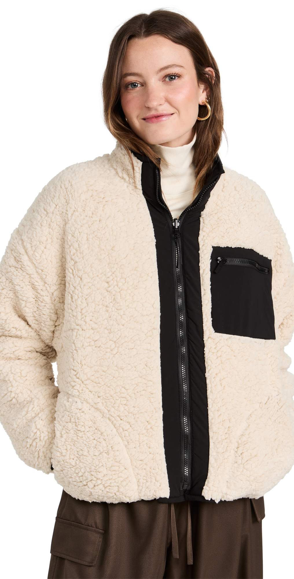 Z Supply Reversible Fleece Jacket