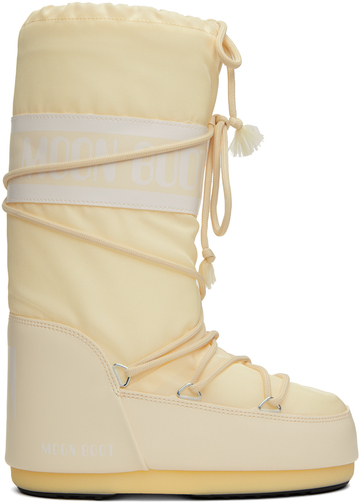 moon boot beige icon boots in cream