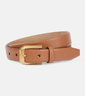 tod's luxor leather belt in brown