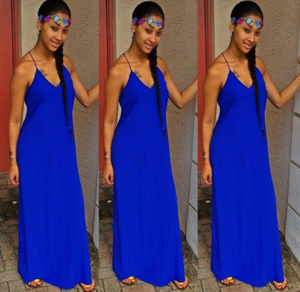 Cobalt Blue Summer Dress Factory Sale ...