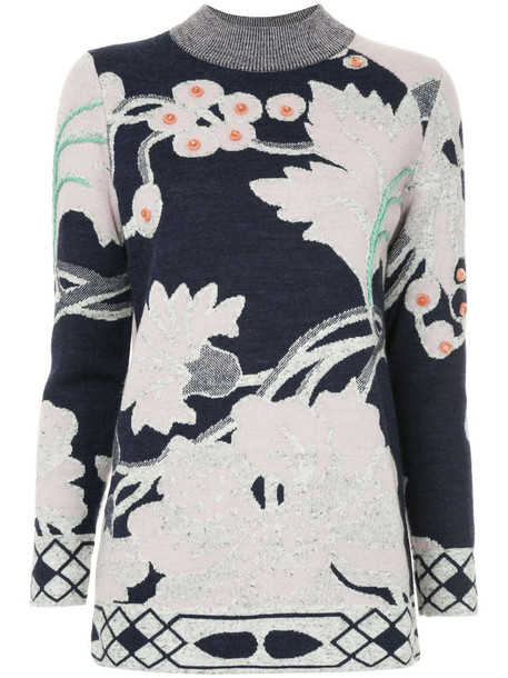 Onefifteen floral pattern sweater in pink