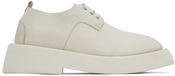 marsèll off-white gomme gommellone derbys in ivory