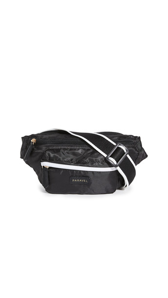 Paravel Fold-Up Belt Bag in black