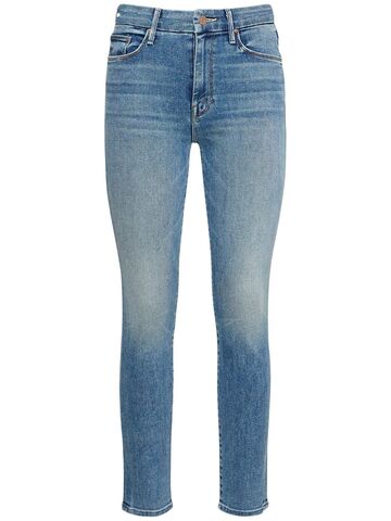 MOTHER The Looker Ankle Skinny Jeans in blue