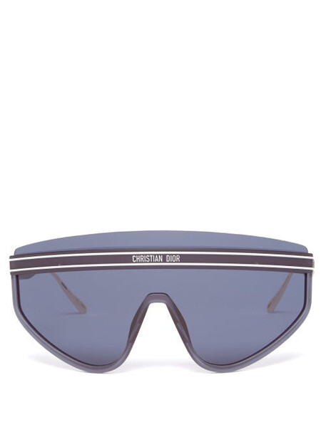 Dior - Diorclub Shield Sunglasses - Womens - Blue