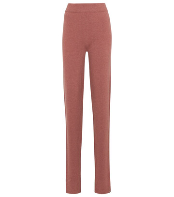 extreme cashmere NÂ° 151 Legs cashmere-blend sweatpants in pink