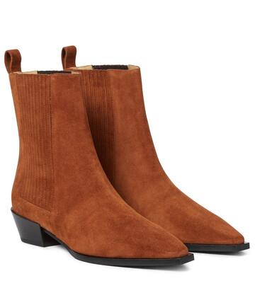 aeydÄ Belinda suede ankle boots in brown