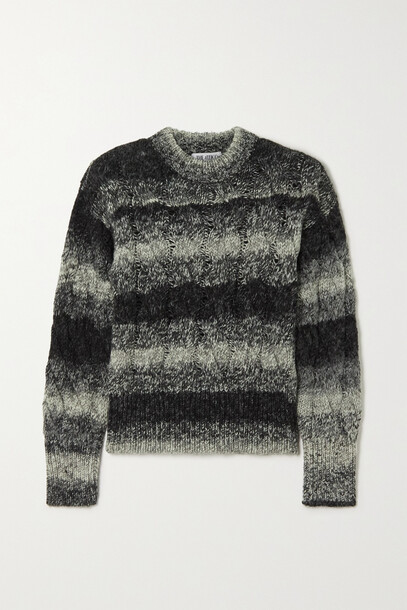 The Attico - Cable-knit Sweater - Gray
