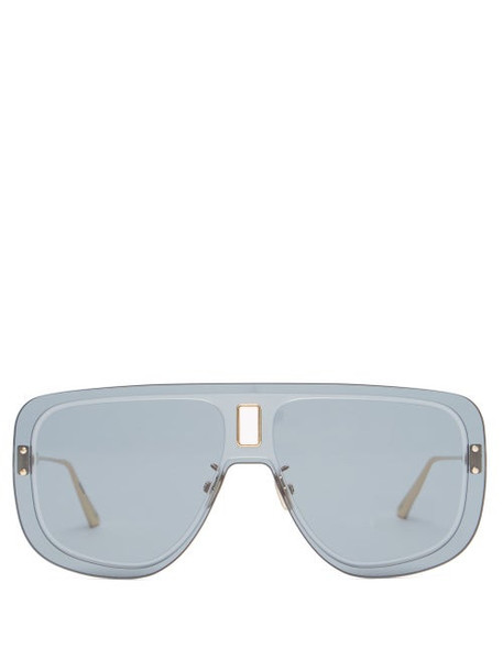 Dior - Ultradior Aviator Acetate Sunglasses - Womens - Blue