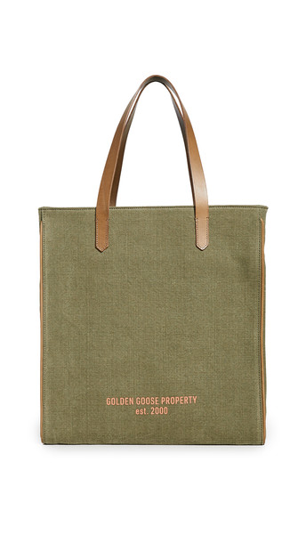 Golden Goose California Golden Goose Property Bag in brown / green / orange