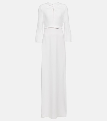 giambattista valli bow-detail gown in white