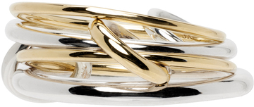 spinelli kilcollin silver & gold pisces ring