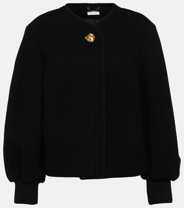 chloe chloé wool-blend jacket in black