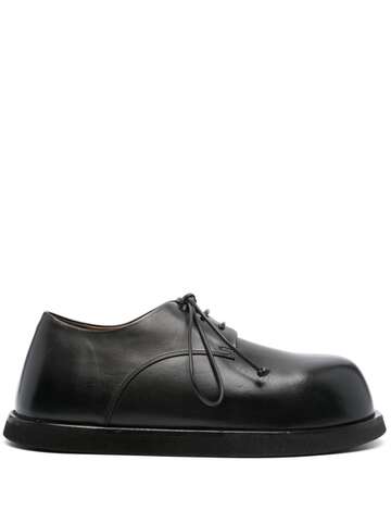 marsèll lace-up leather loafers - black