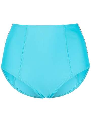 lemlem lena high-waisted bikini bottoms - blue