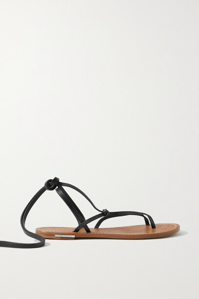 Isabel Marant - Alesta Leather Sandals - Black