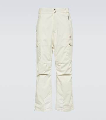 brunello cucinelli straight-leg ski pants in white