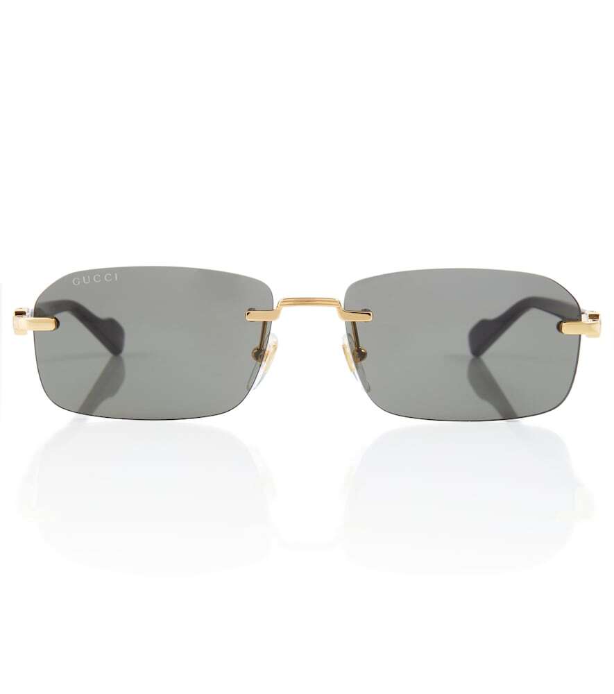 Gucci Rectangular sunglasses in black