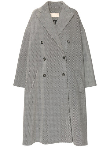 ALEXANDRE VAUTHIER Oversize Wool Blend Coat in grey