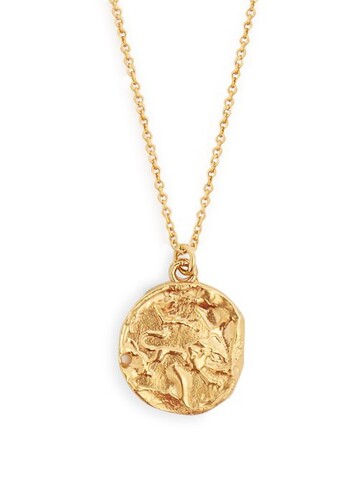 alighieri - leo gold plated necklace - womens - gold