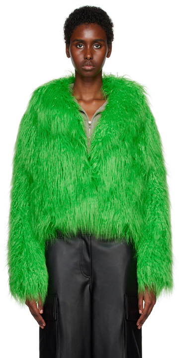 stand studio green janet jacket
