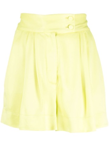 styland high-waisted shorts - green sunny lime 31