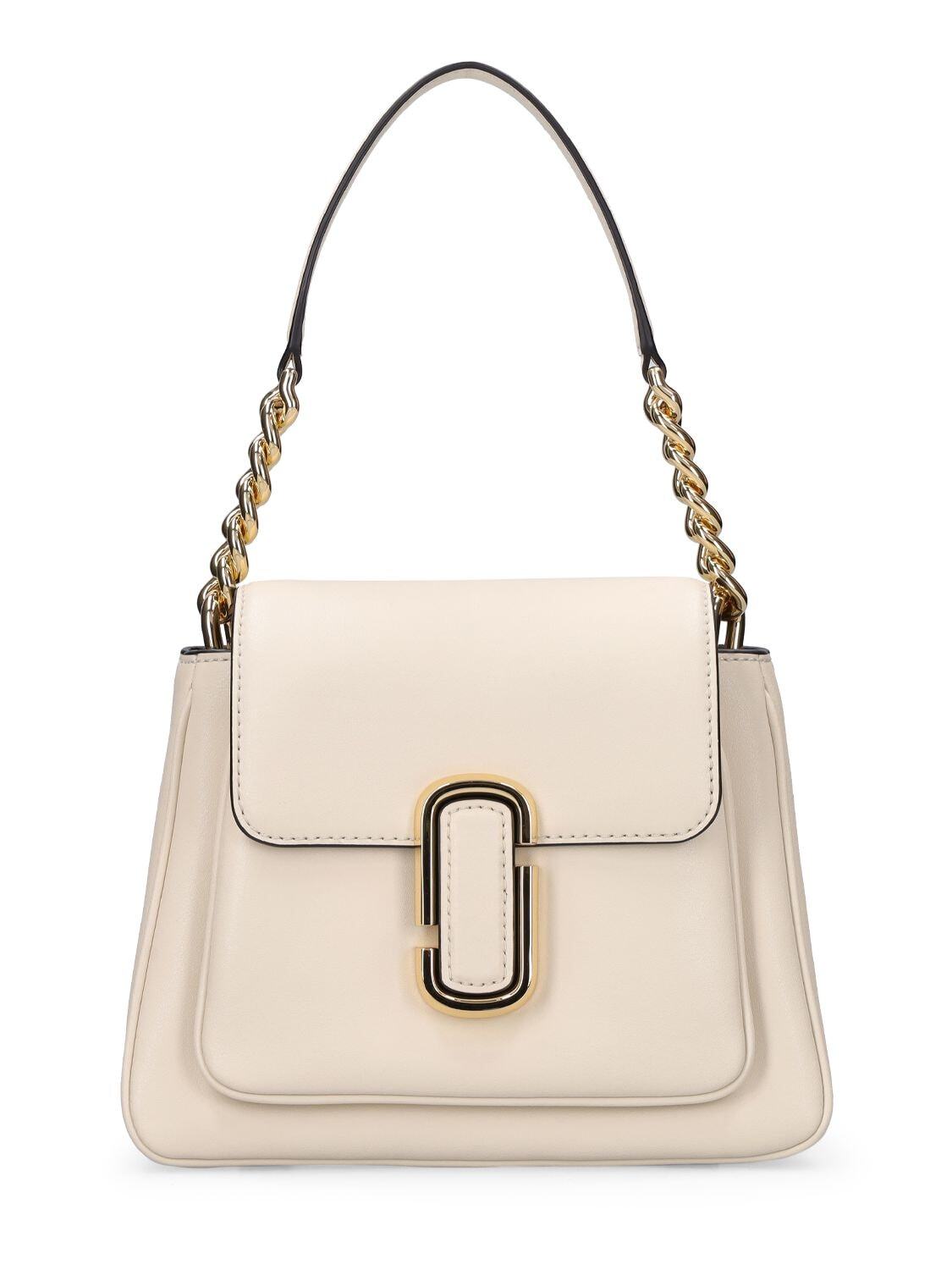 MARC JACOBS (THE) The Mini Satchel Leather Shoulder Bag in white