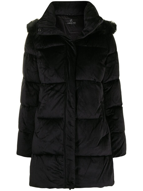 Unreal Fur Black Star padded coat