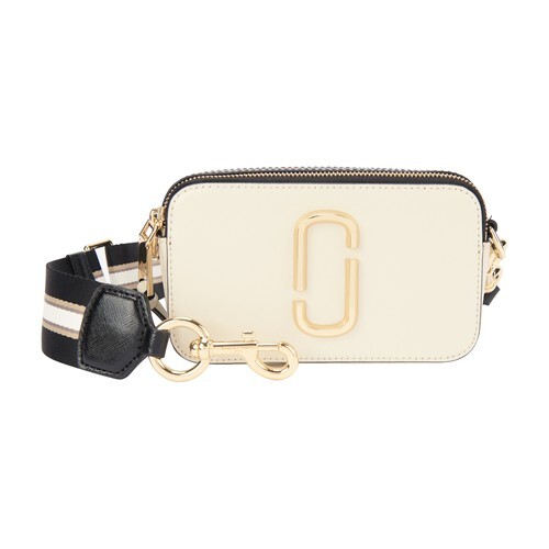 Marc Jacobs the The Snapshot crossbody bag in white / multi
