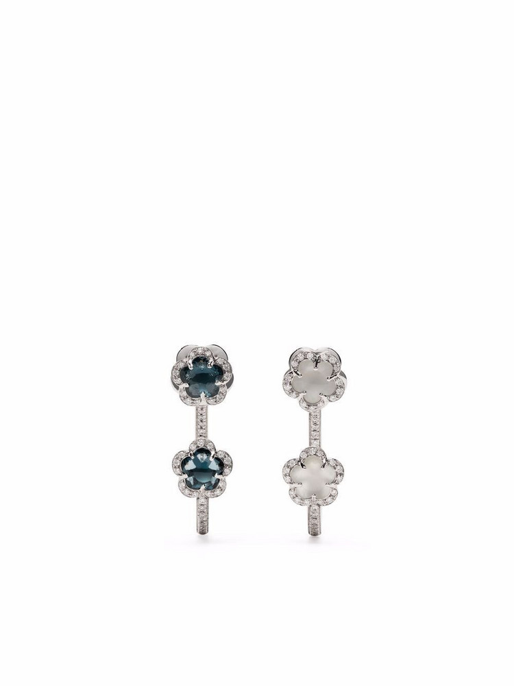 Charlotte Chesnais Blaue Earrings in silver / yellow - Wheretoget