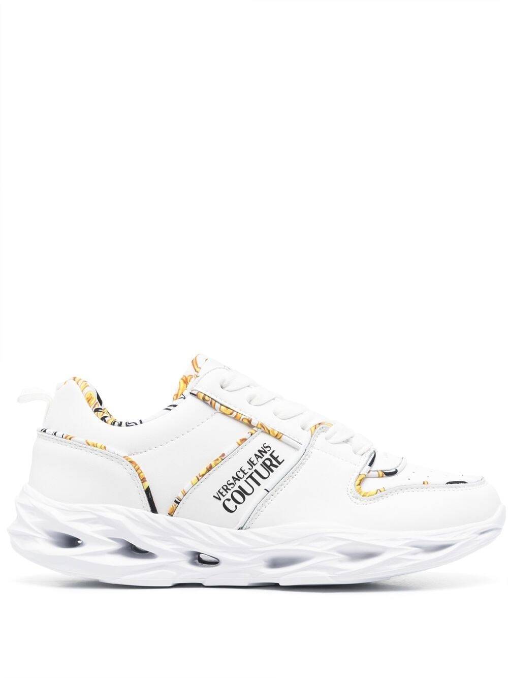 Versace Jeans Couture logo-print low-top trainers - White