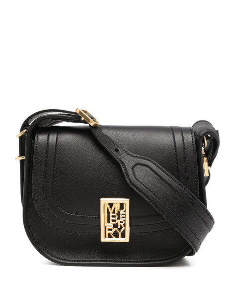 Mulberry small Sadie leather satchel bag - Black