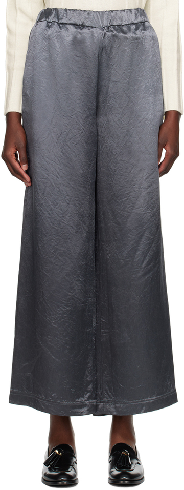 max mara leisure gray acanto trousers in grey