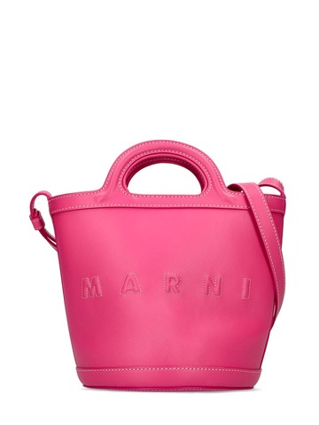 marni mini leather bucket bag