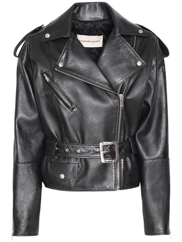 ALEXANDRE VAUTHIER Perfecto Leather Biker Jacket in black