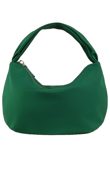 stoney clover lane round handle bag in dark green in emerald